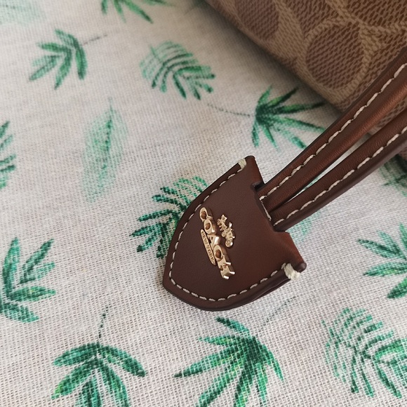 Coach Rowan Signature Canvas Shoulder Bag - Picture 4 of 10